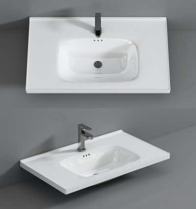 现代洗手台3D模型下载